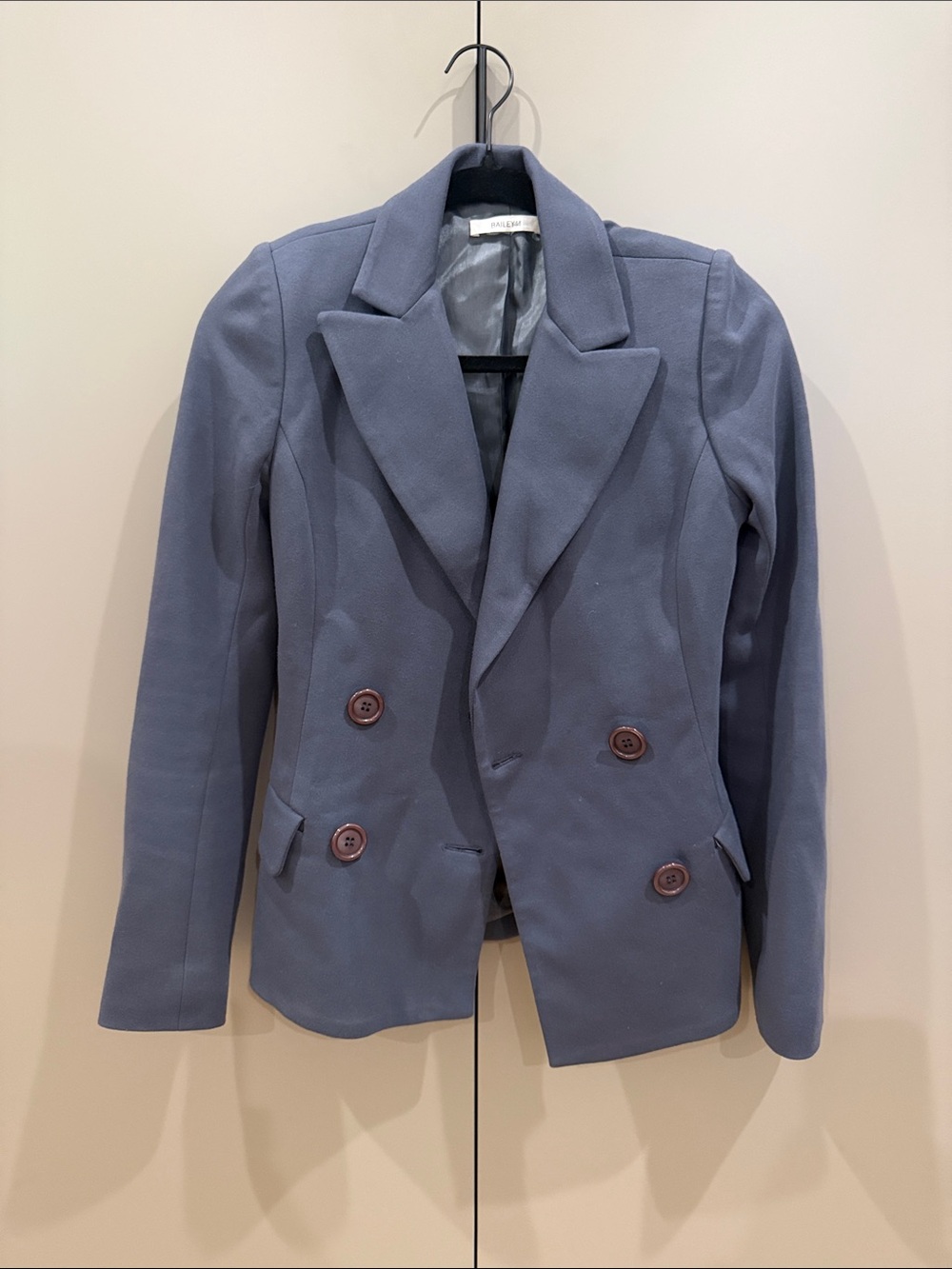 Bailey 44 Double-Breasted Slate Blue Blazer